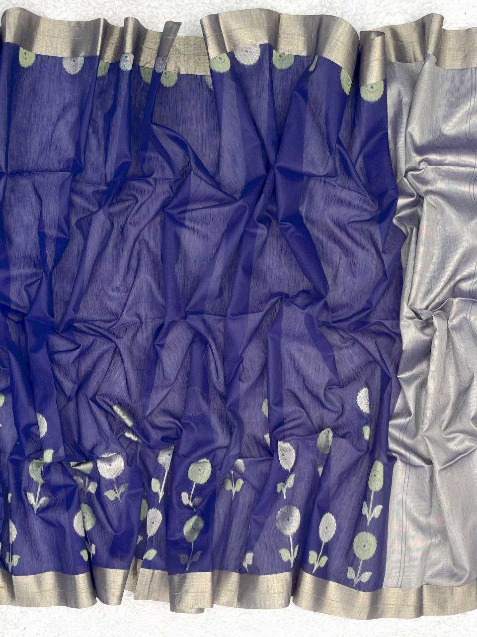 Ynf Pure Linen KESH532 MUKHI SILK Sarees Wedding Collections Festive Collections Wholesale Floral Sarees Traditional Sarees Linen Sarees Manufacturer