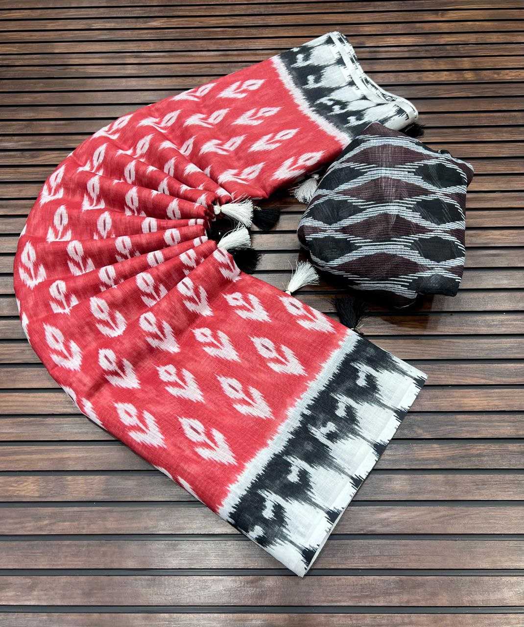 Ynf Pure Linen RIN225 916 Sarees Wedding Collections Festive Collections Wholesale Printed Sarees Cotton Linen Sarees Sarees With Blouse Manufacturer