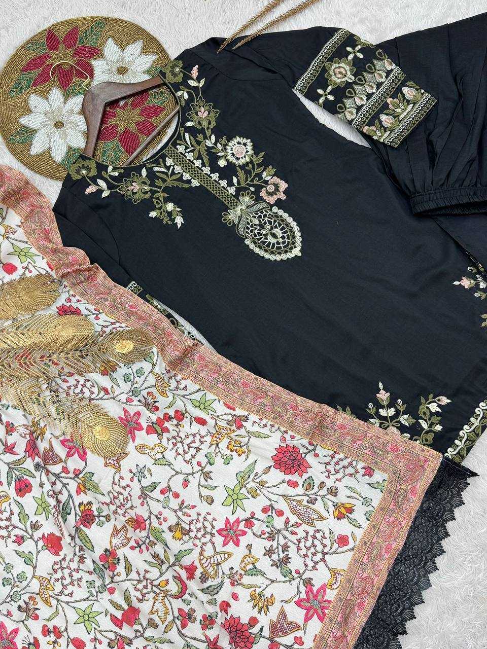 Ynf Pure Maska Silk KESH159 613 Kurti Wholesale Kurti Bottom With Dupatta Embroidered Kurtis Kurti With Palazzo Manufacturer