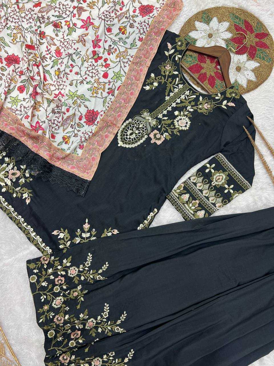 Ynf Pure Maska Silk KESH159 613 Kurti Wholesale Kurti Bottom With Dupatta Embroidered Kurtis Kurti With Palazzo Manufacturer