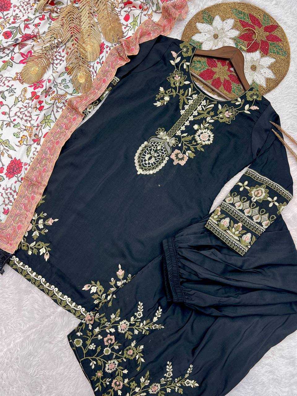 Ynf Pure Maska Silk KESH159 613 Kurti Wholesale Kurti Bottom With Dupatta Embroidered Kurtis Kurti With Palazzo Manufacturer