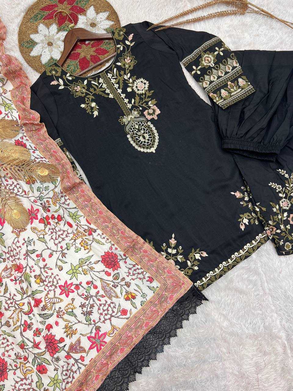 Ynf Pure Maska Silk KESH159 613 Kurti Wholesale Kurti Bottom With Dupatta Embroidered Kurtis Kurti With Palazzo Manufacturer