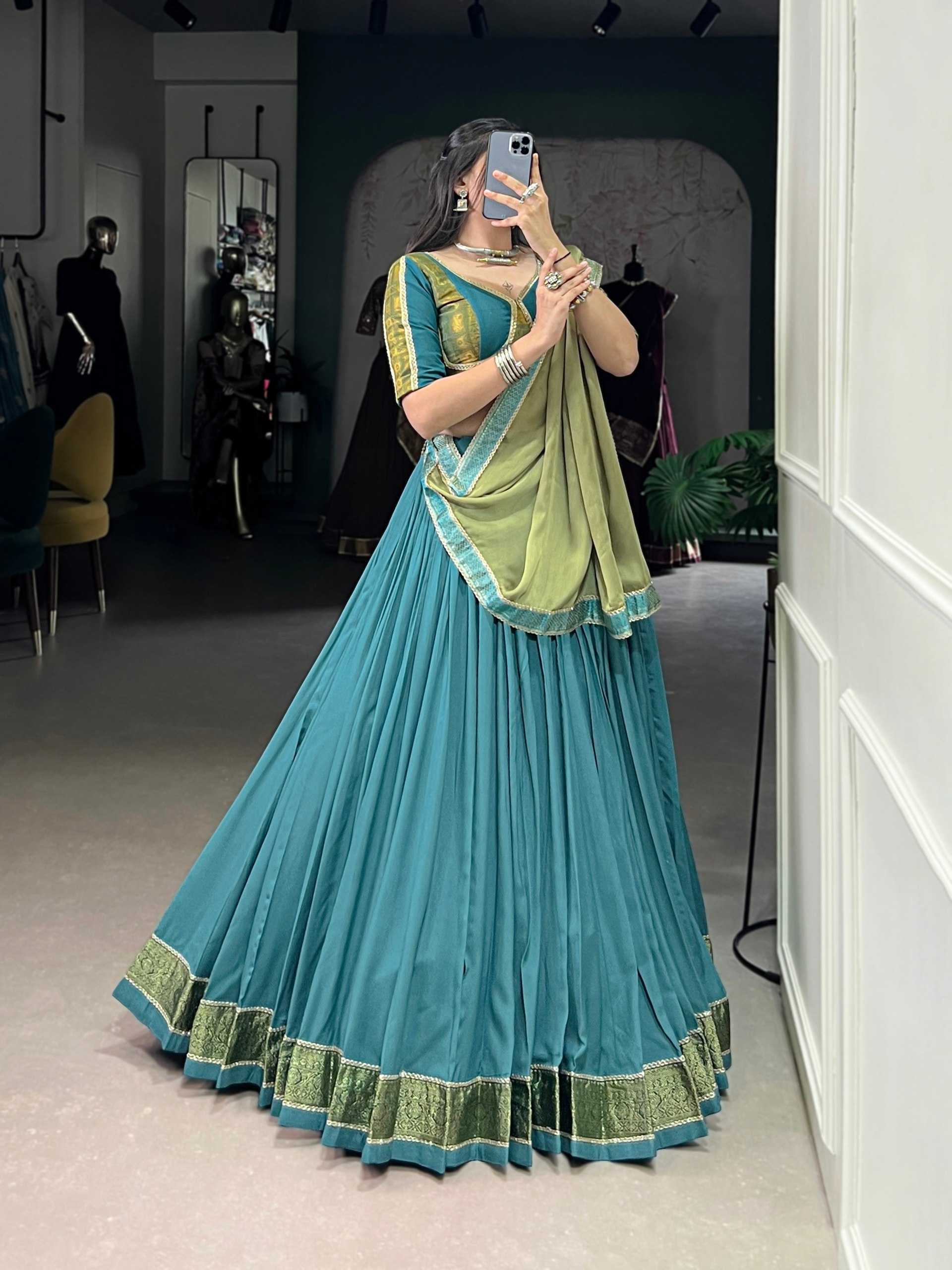 Ynf Pure Rayon KESH134 1608 Lehengas Festive Collections Wholesale Zari Work Lehenga Navratri Chaniya Choli Manufacturer