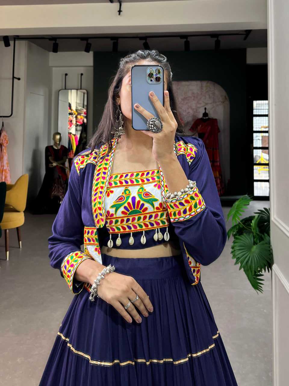 Ynf Pure Rayon KESH134 JHAMKUDI Lehengas Festive Collections Wholesale Designer Lehenga Choli Lehenga With Blouse Navratri Chaniya Choli Manufacturer