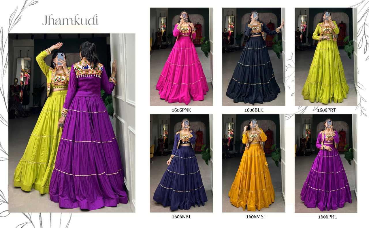 Ynf Pure Rayon KESH134 JHAMKUDI Lehengas Festive Collections Wholesale Designer Lehenga Choli Lehenga With Blouse Navratri Chaniya Choli Manufacturer