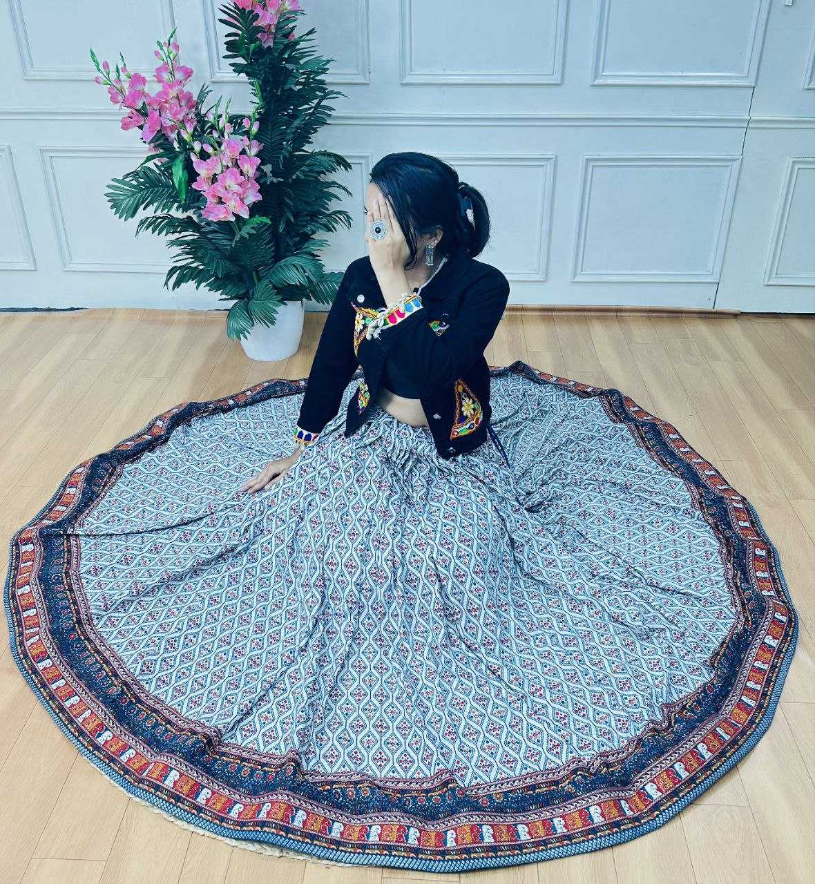 Ynf Pure Rayon KESH511 Pagli Festive Collections Wholesale Navratri Chaniya Choli Manufacturer