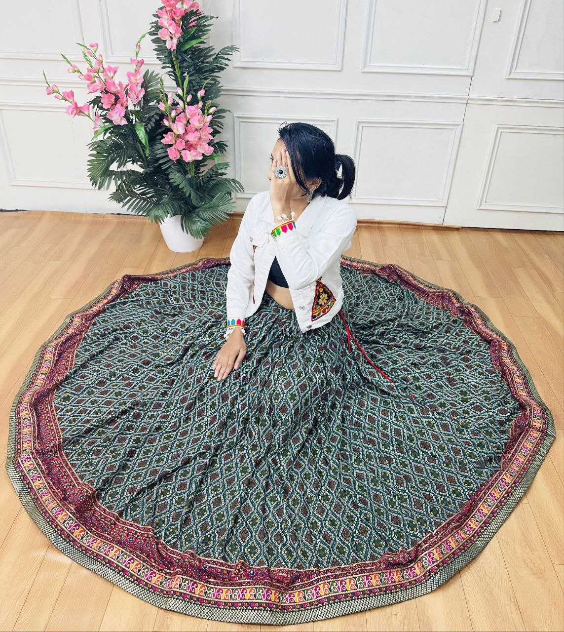 Ynf Pure Rayon KESH511 Pagli Festive Collections Wholesale Navratri Chaniya Choli Manufacturer