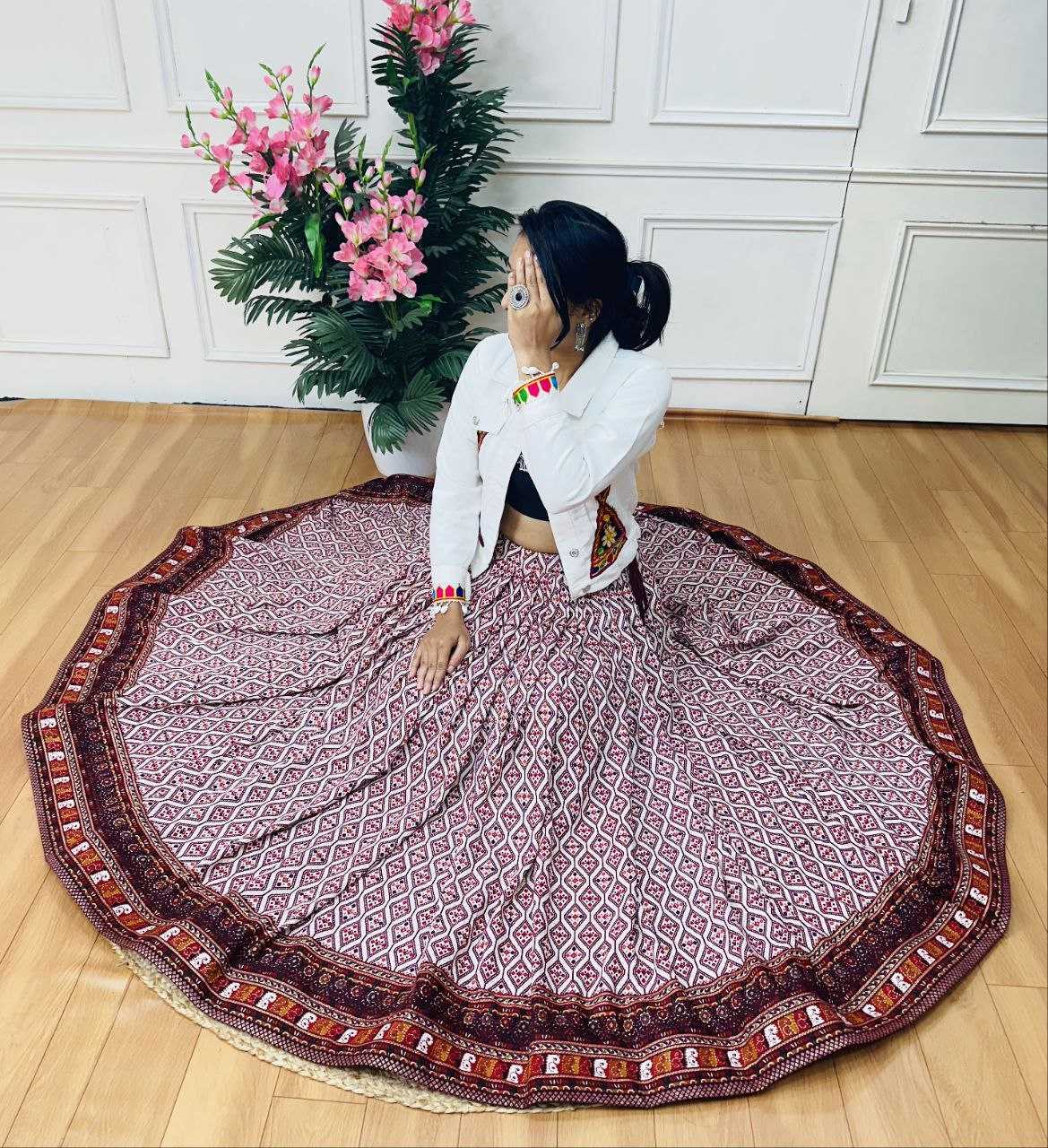 Ynf Pure Rayon KESH511 Pagli Festive Collections Wholesale Navratri Chaniya Choli Manufacturer