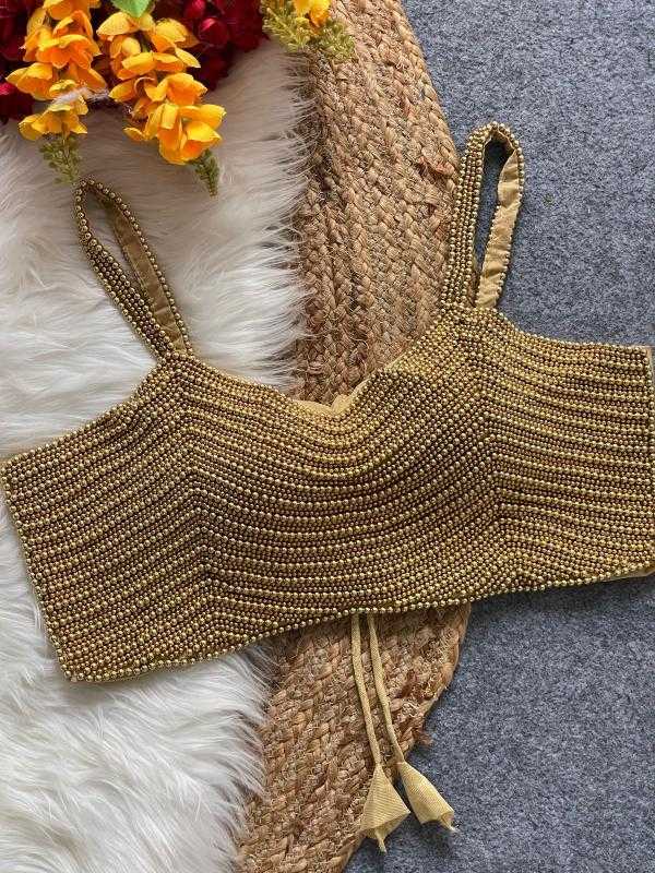 Ynf Pure Silk KESH426 Pearl Moti Spaghetti Readymade Blouses Wholesale Designer Blouse Party Wear Blouse Silk Blouse Manufacturer
