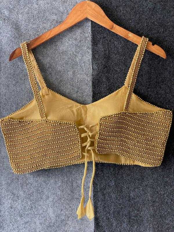 Ynf Pure Silk KESH426 Pearl Moti Spaghetti Readymade Blouses Wholesale Designer Blouse Party Wear Blouse Silk Blouse Manufacturer