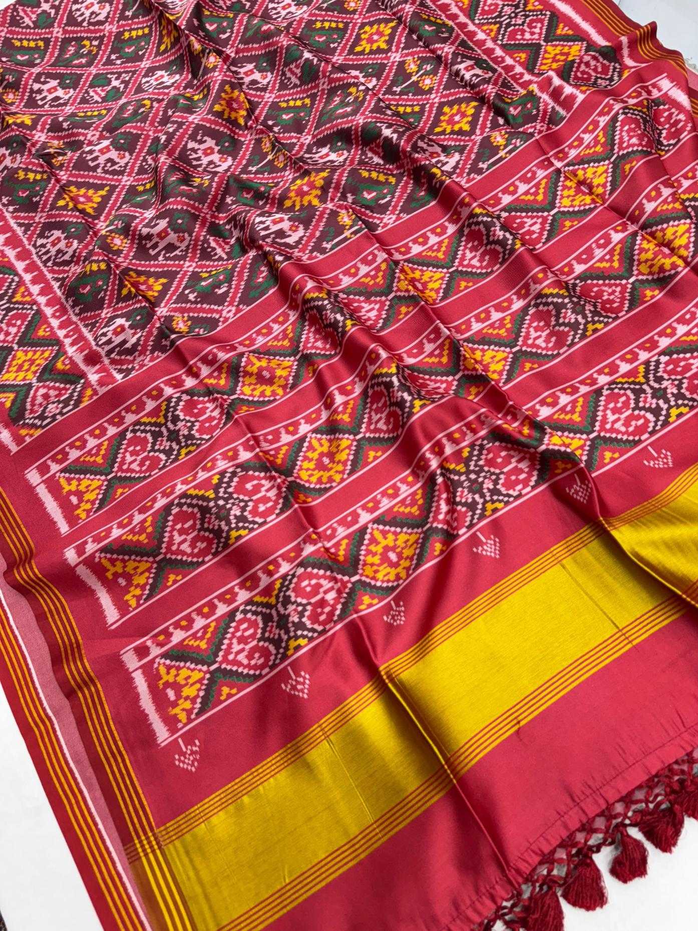 Ynf Pure Silk KESH532 MOTI MAHAL PATOLA Sarees Wholesale Designer Sarees Party Wear Sarees Fancy Sarees Manufacturer