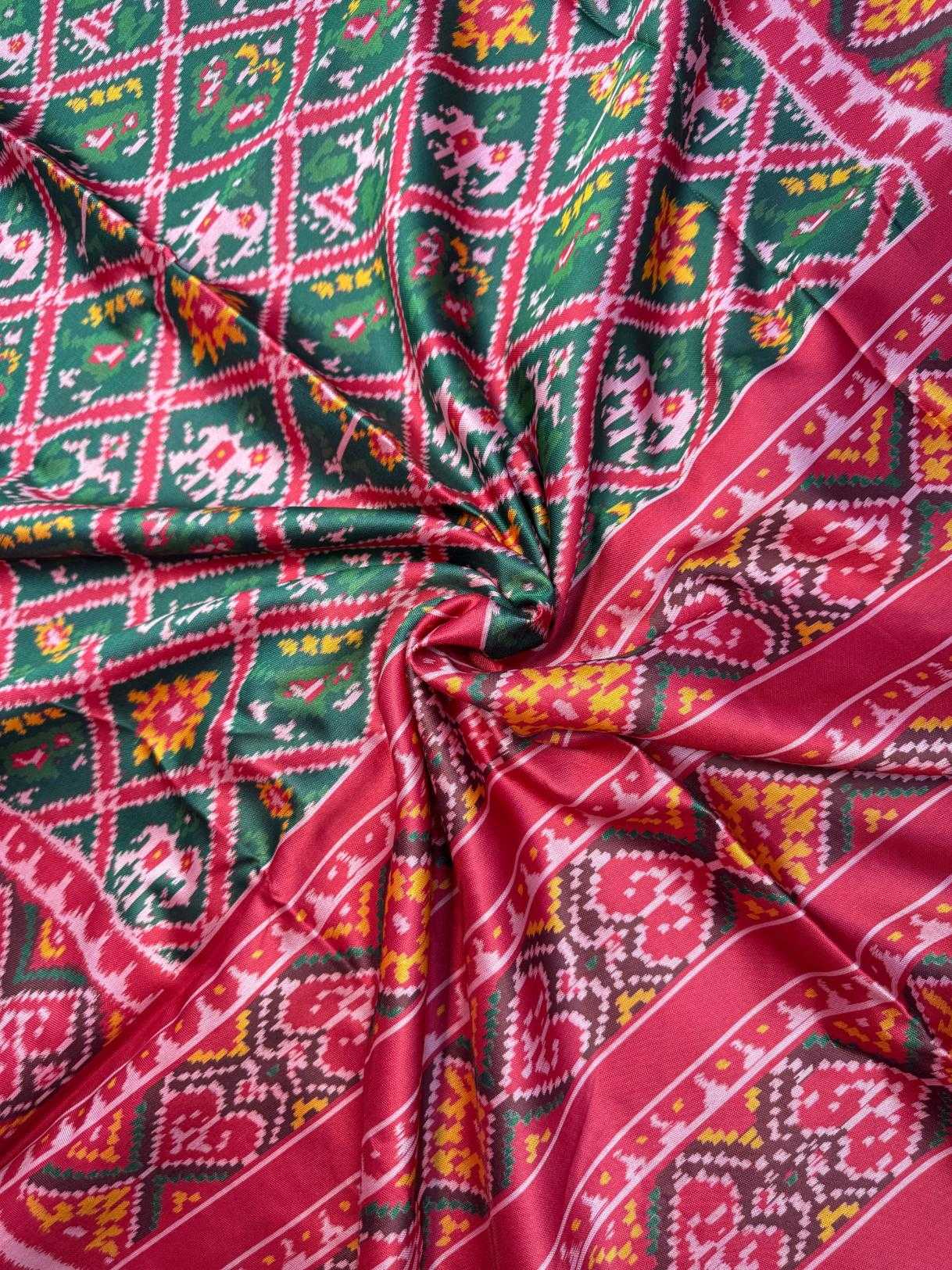 Ynf Pure Silk KESH532 MOTI MAHAL PATOLA Sarees Wholesale Designer Sarees Party Wear Sarees Fancy Sarees Manufacturer