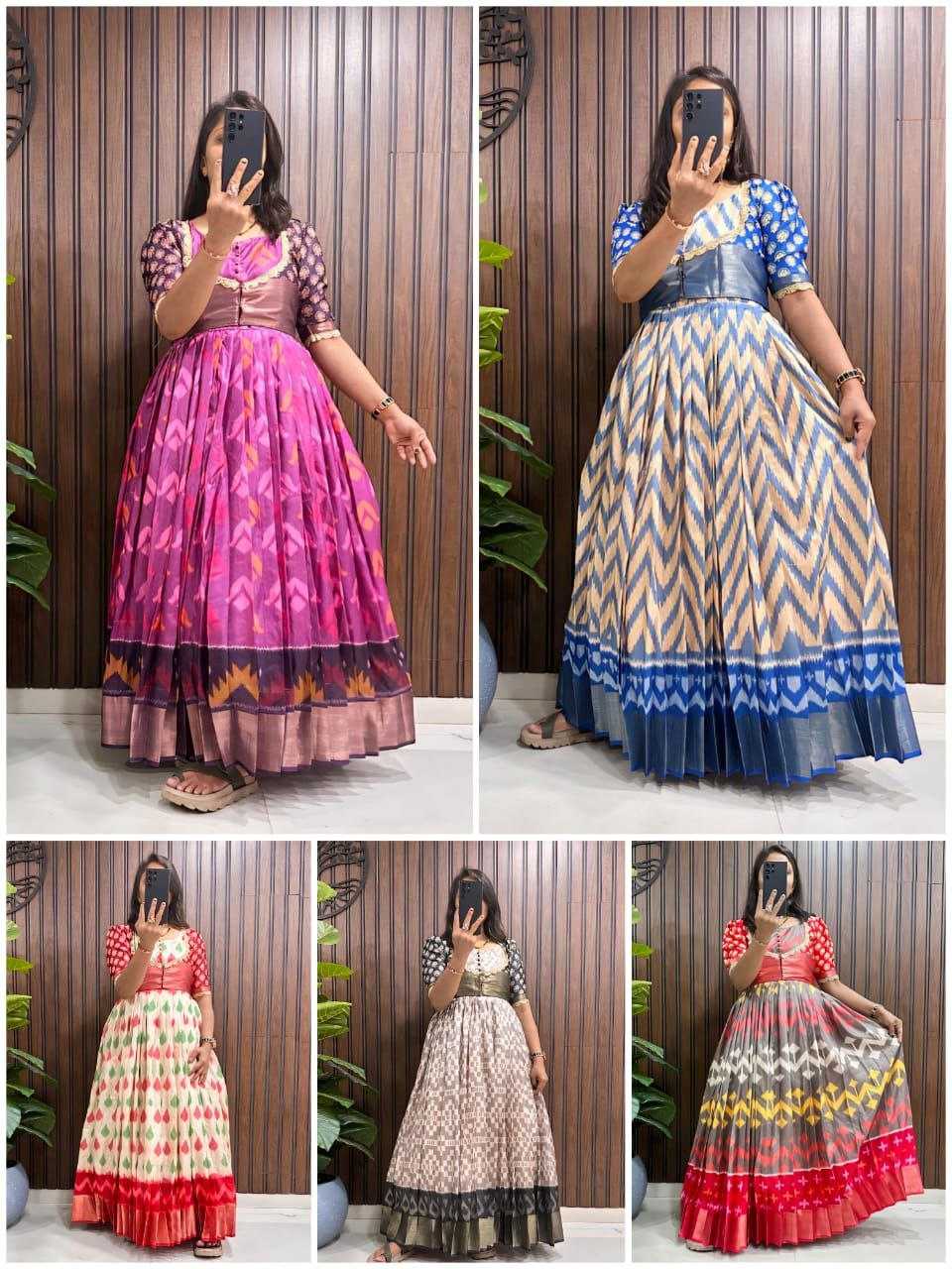 Ynf Pure Silk RIN161 Gown Gowns Wholesale Fancy Gowns Designer Gowns Silk Gowns Manufacturer