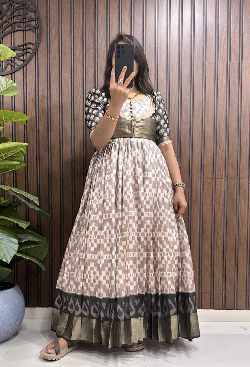 Ynf Pure Silk RIN161 Gown Gowns Wholesale Fancy Gowns Designer Gowns Silk Gowns Manufacturer