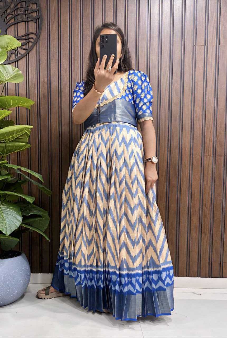Ynf Pure Silk RIN161 Gown Gowns Wholesale Fancy Gowns Designer Gowns Silk Gowns Manufacturer
