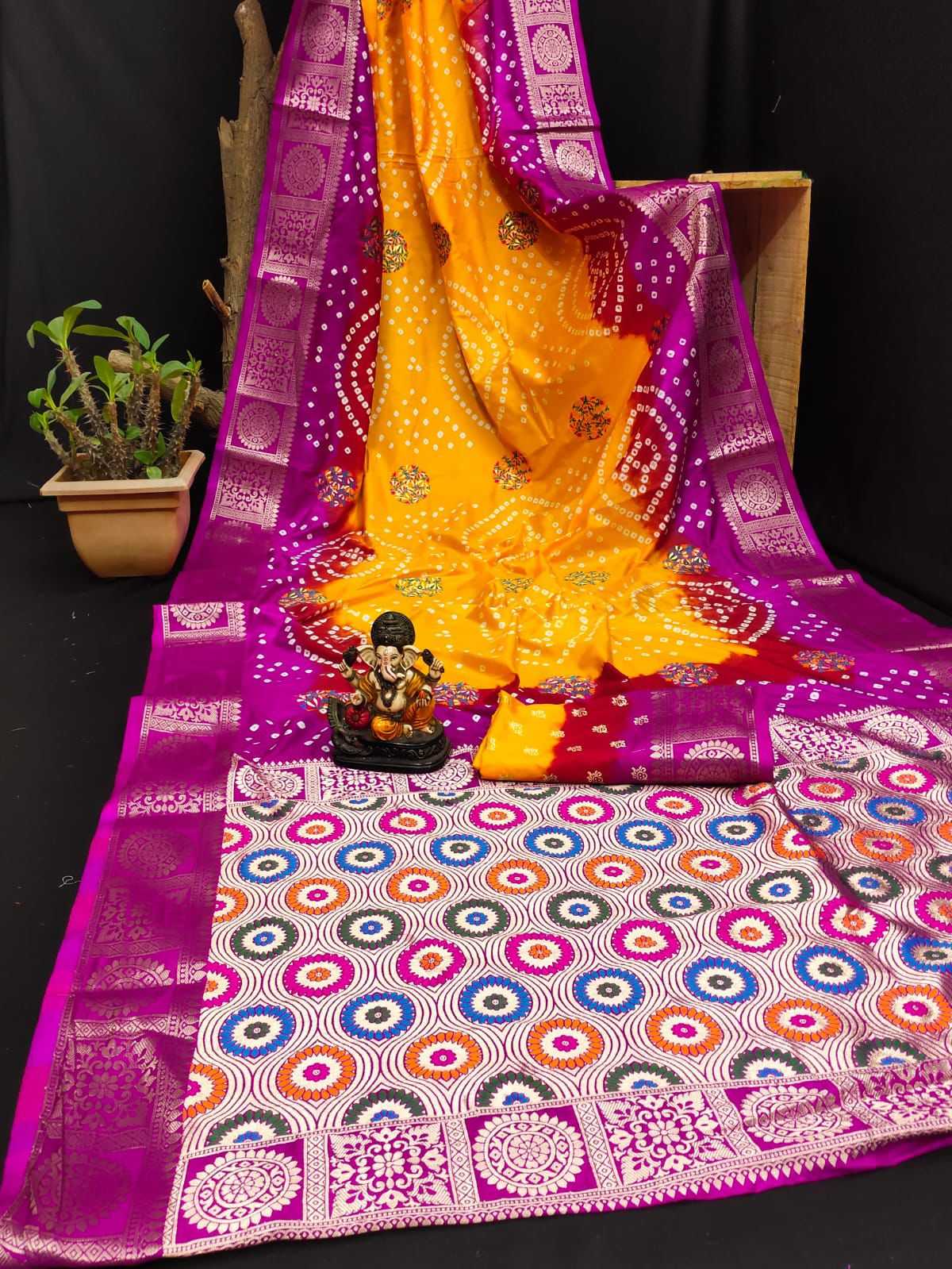 Ynf Pure Silk RIN183 ISHANI Silk Sarees Wholesale Traditional Silk Sarees Designer Silk Sarees Zari Border Silk Sarees Manufacturer