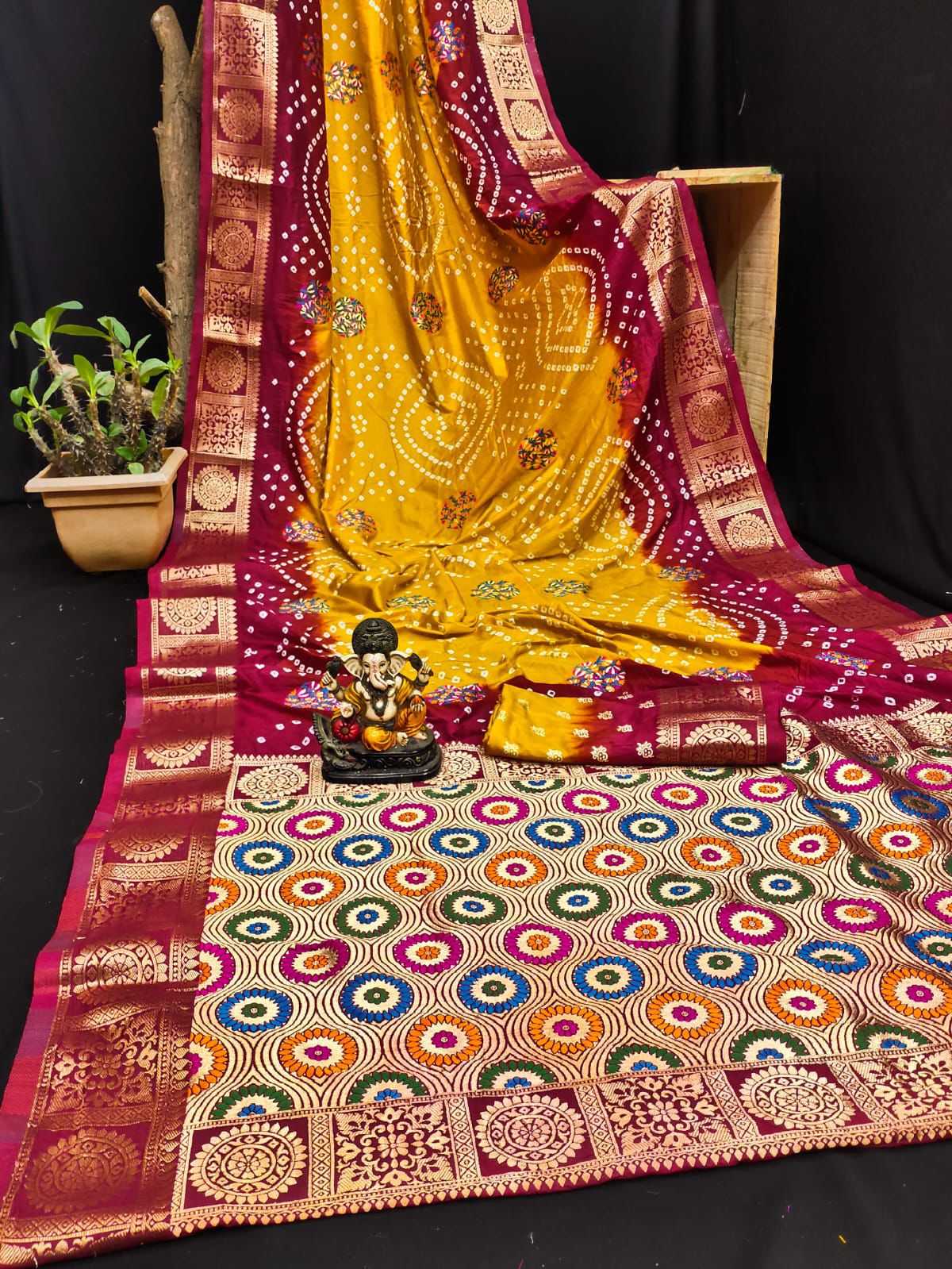 Ynf Pure Silk RIN183 ISHANI Silk Sarees Wholesale Traditional Silk Sarees Designer Silk Sarees Zari Border Silk Sarees Manufacturer