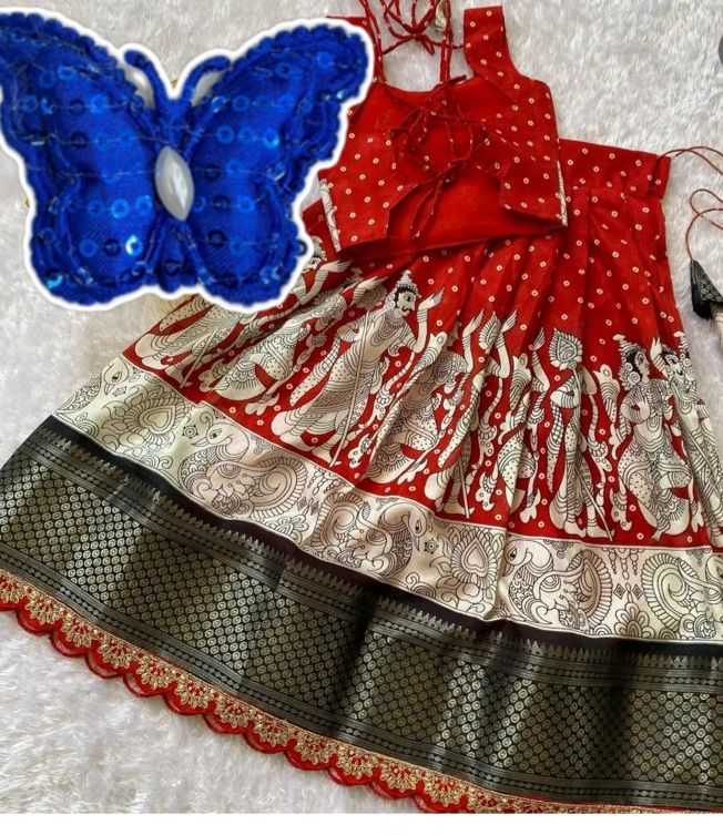 Ynf Pure Viscos KESH493 paavadai Kids Wear Wholesale Kids Lehenga Kids Lehenga Choli Baby Girl Lehenga Manufacturer