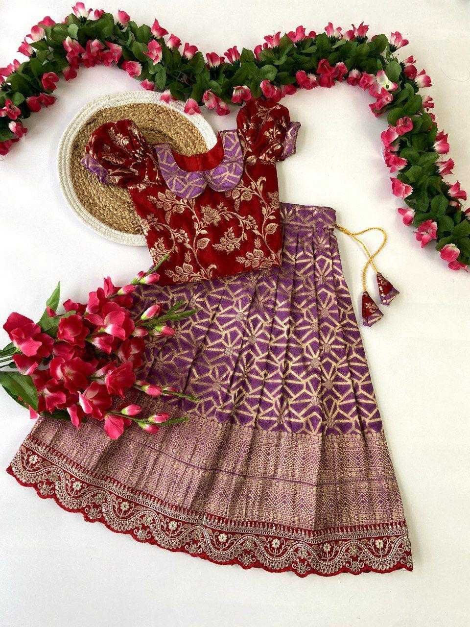 Ynf Pure Viscos KESH503 8024 Kids Wear Wholesale Kids Lehenga Kids Lehenga Choli Baby Girl Lehenga Manufacturer