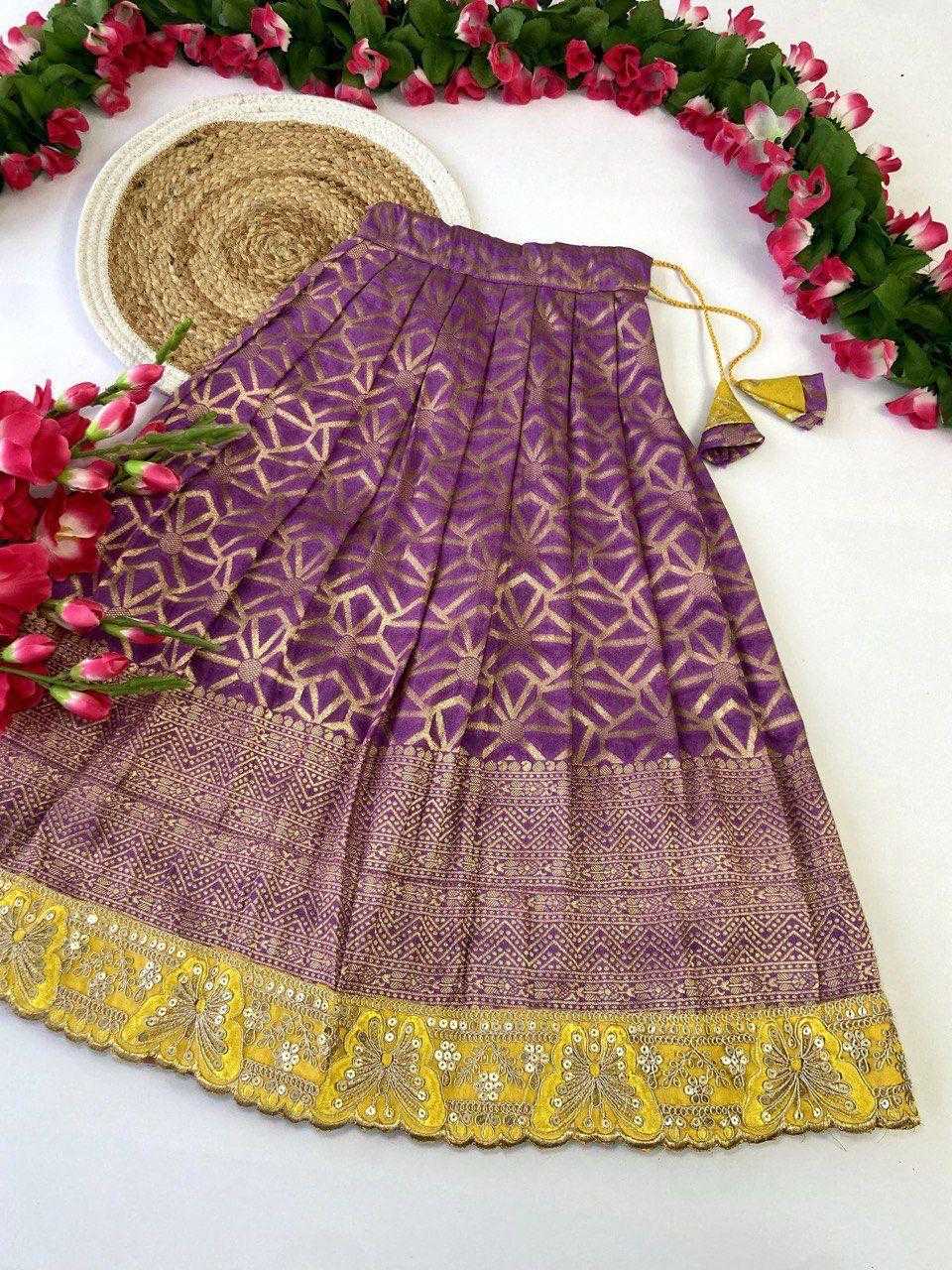 Ynf Pure Viscos KESH503 8024 Kids Wear Wholesale Kids Lehenga Kids Lehenga Choli Baby Girl Lehenga Manufacturer