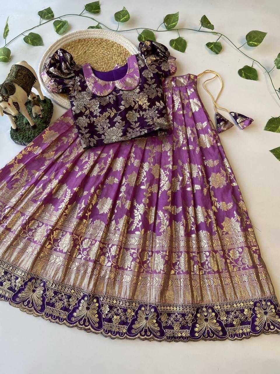 Ynf Pure Viscos KESH503 8033 Kids Wear Wholesale Kids Lehenga Kids Lehenga Choli Baby Girl Lehenga Manufacturer