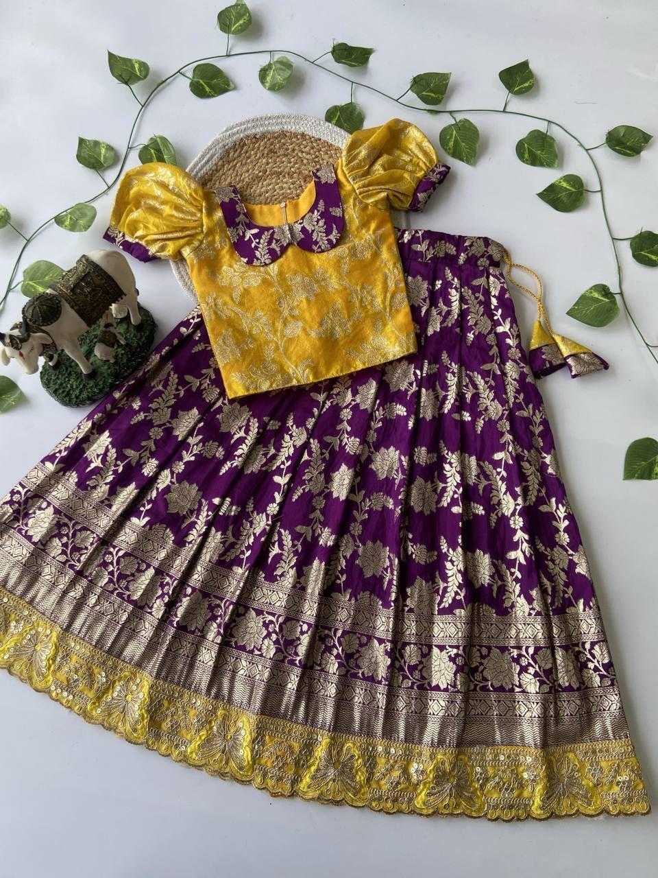 Ynf Pure Viscos KESH503 8033 Kids Wear Wholesale Kids Lehenga Kids Lehenga Choli Baby Girl Lehenga Manufacturer