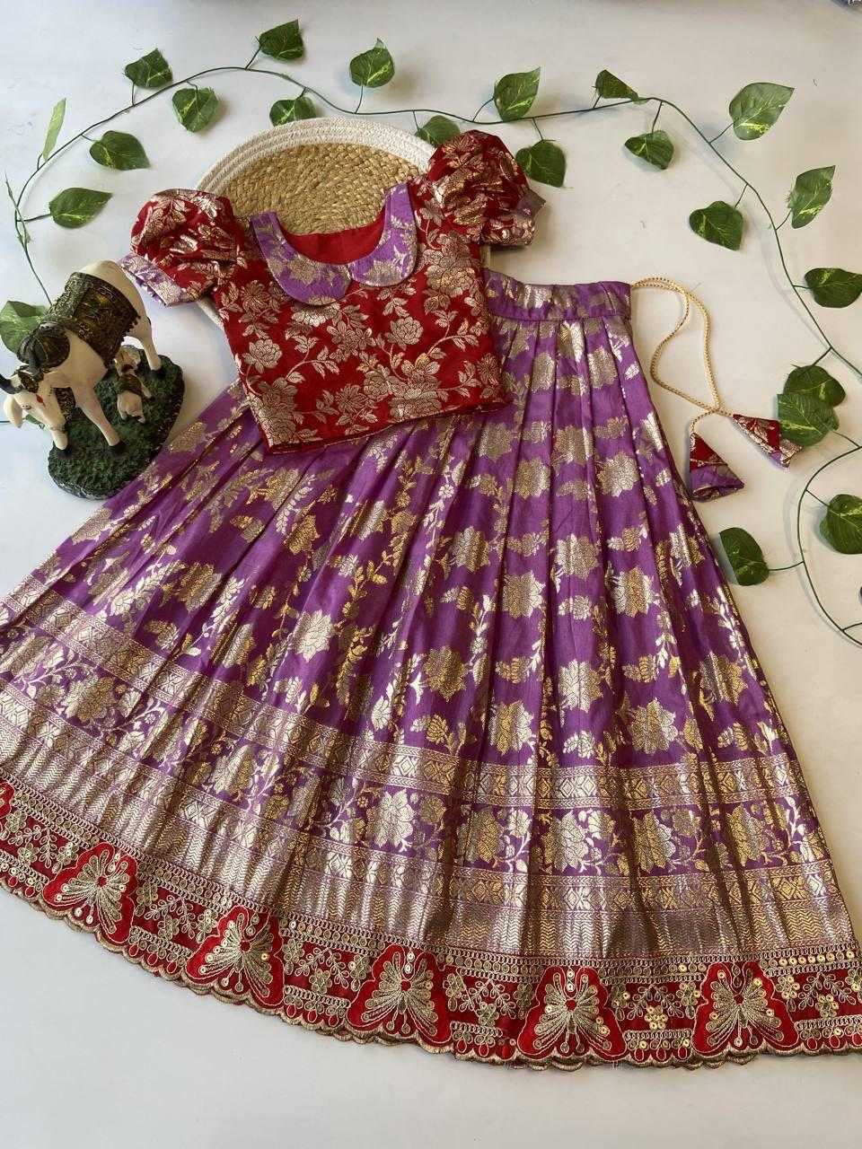 Ynf Pure Viscos KESH503 8033 Kids Wear Wholesale Kids Lehenga Kids Lehenga Choli Baby Girl Lehenga Manufacturer