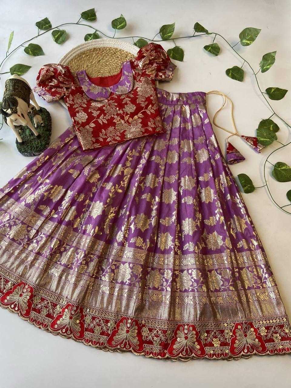 Ynf Pure Viscos KESH503 8033 Kids Wear Wholesale Kids Lehenga Kids Lehenga Choli Baby Girl Lehenga Manufacturer