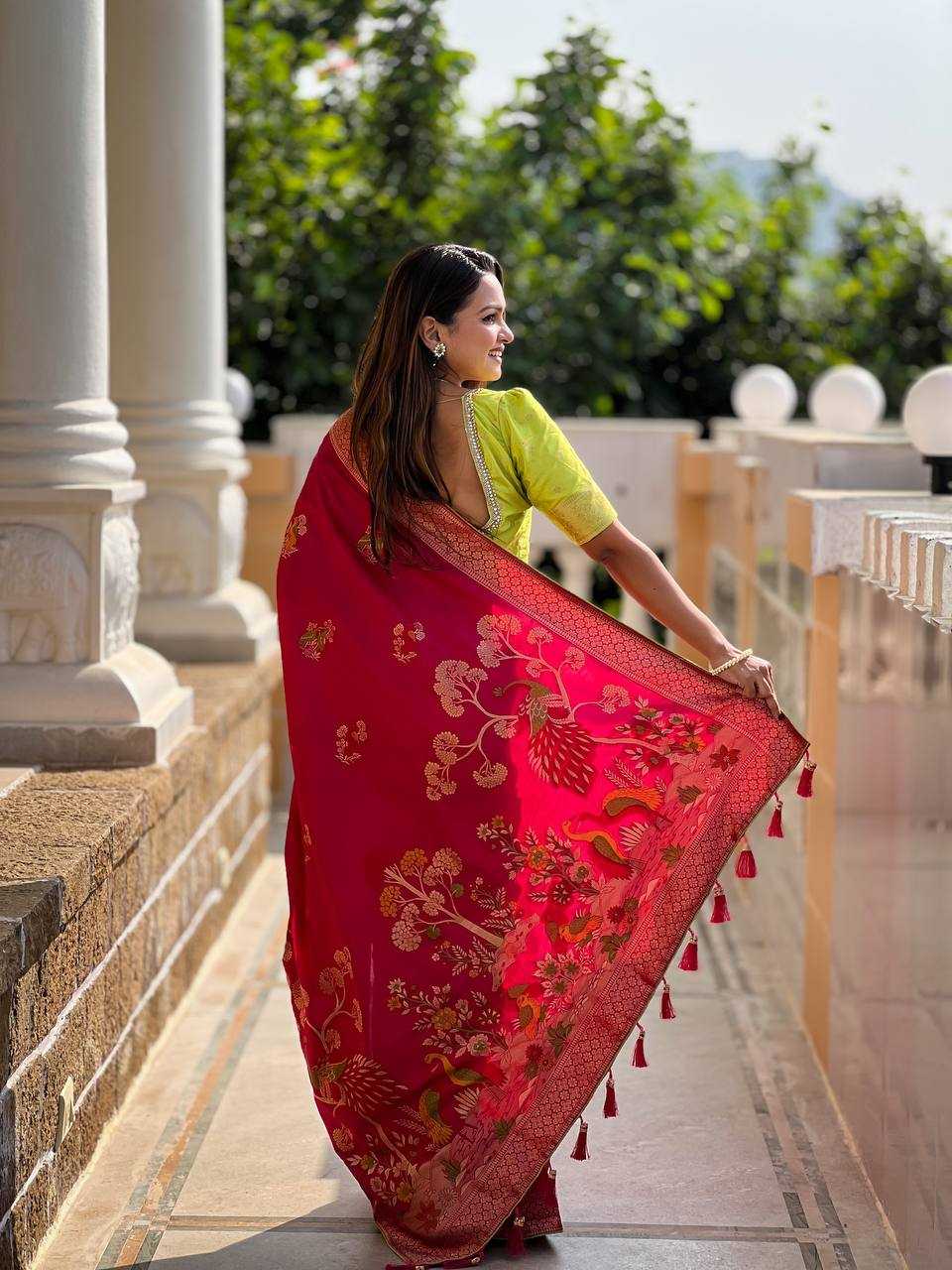Ynf Pure Viscos RIN150 Dolla -1 Silk Sarees Wholesale Dola Silk Sarees Party Wear Silk Sarees Manufacturer