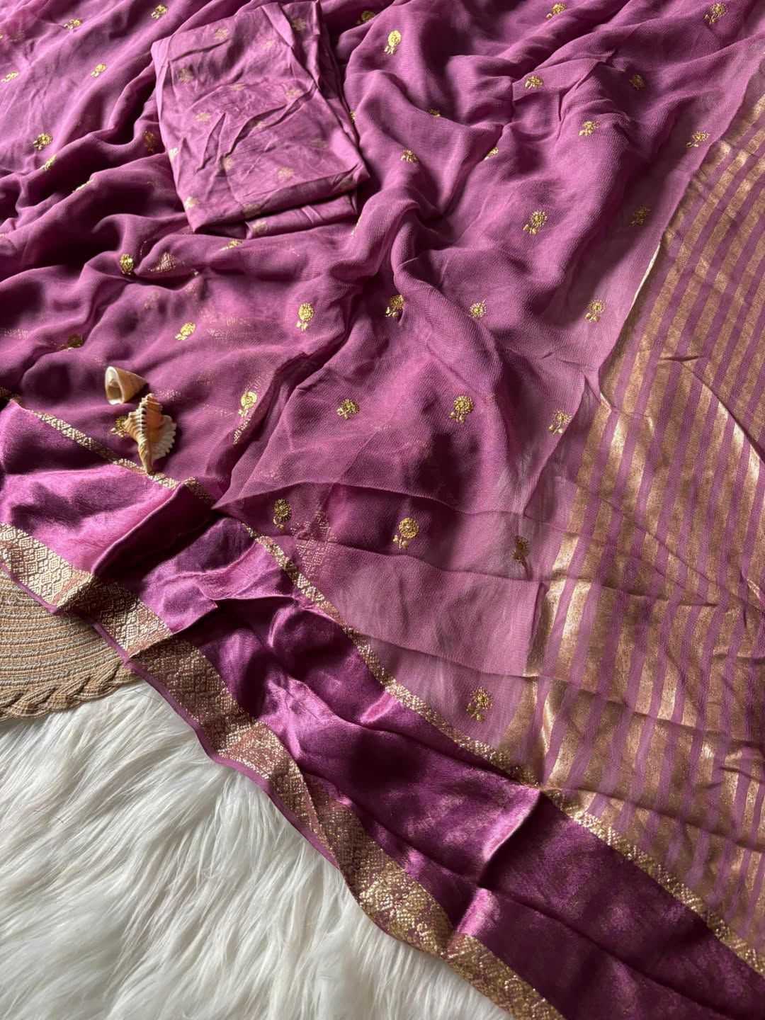 Ynf Pure Viscos RIN178 ADORN Sarees Wholesale Printed Georgette Saree Zari Border Sarees Viscose Saree Manufacturer