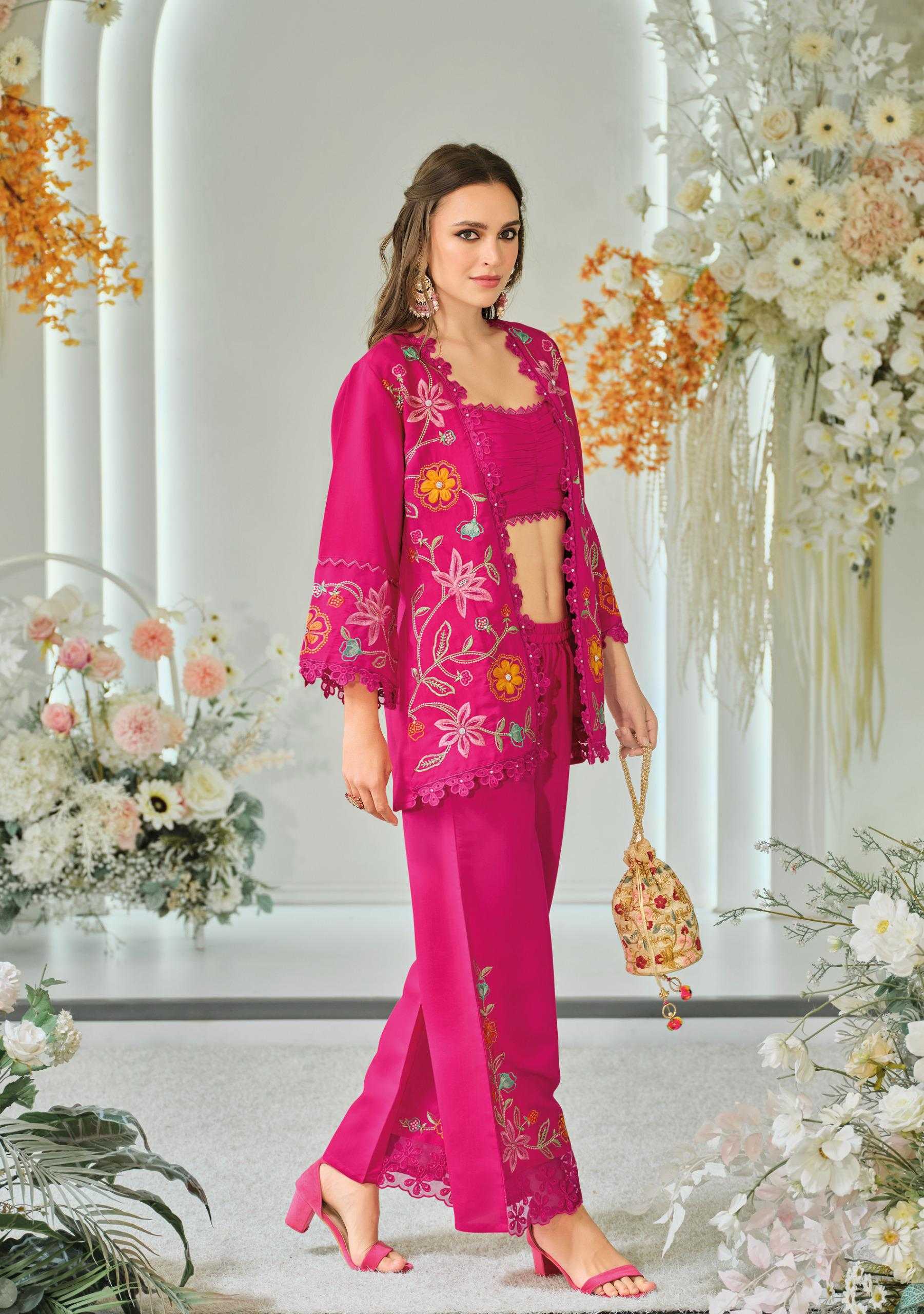 Ynf Pure Viscos RIN190 KAILEE-BLOOM-2 Suits & Dresses Wholesale Dresses Manufacturer