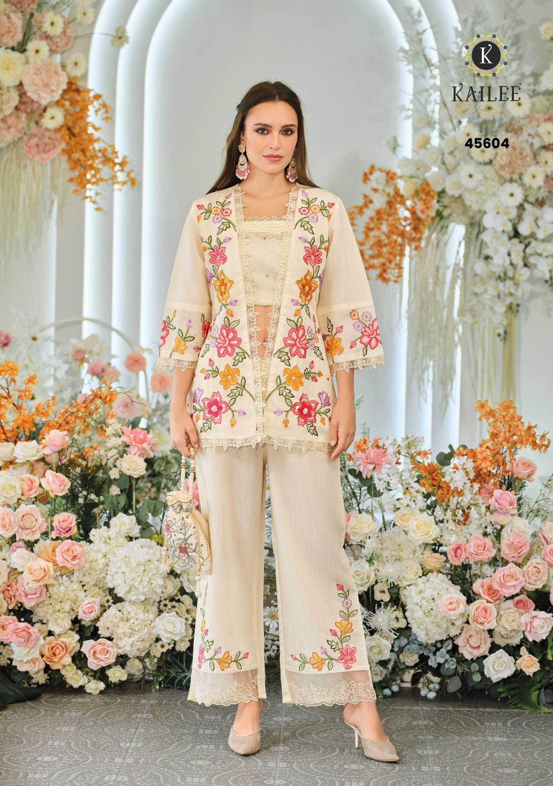 Ynf Pure Viscos RIN190 KAILEE-BLOOM-2 Suits & Dresses Wholesale Dresses Manufacturer