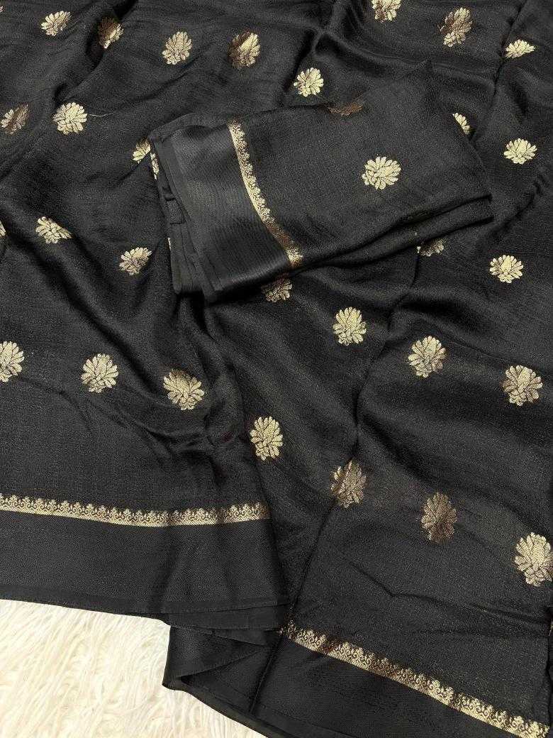 Ynf Pure Viscos RIN195 AMBAR Sarees Wholesale Designer Sarees Jacquard Saree Viscose Saree Manufacturer