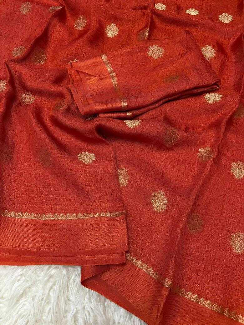 Ynf Pure Viscos RIN195 AMBAR Sarees Wholesale Designer Sarees Jacquard Saree Viscose Saree Manufacturer
