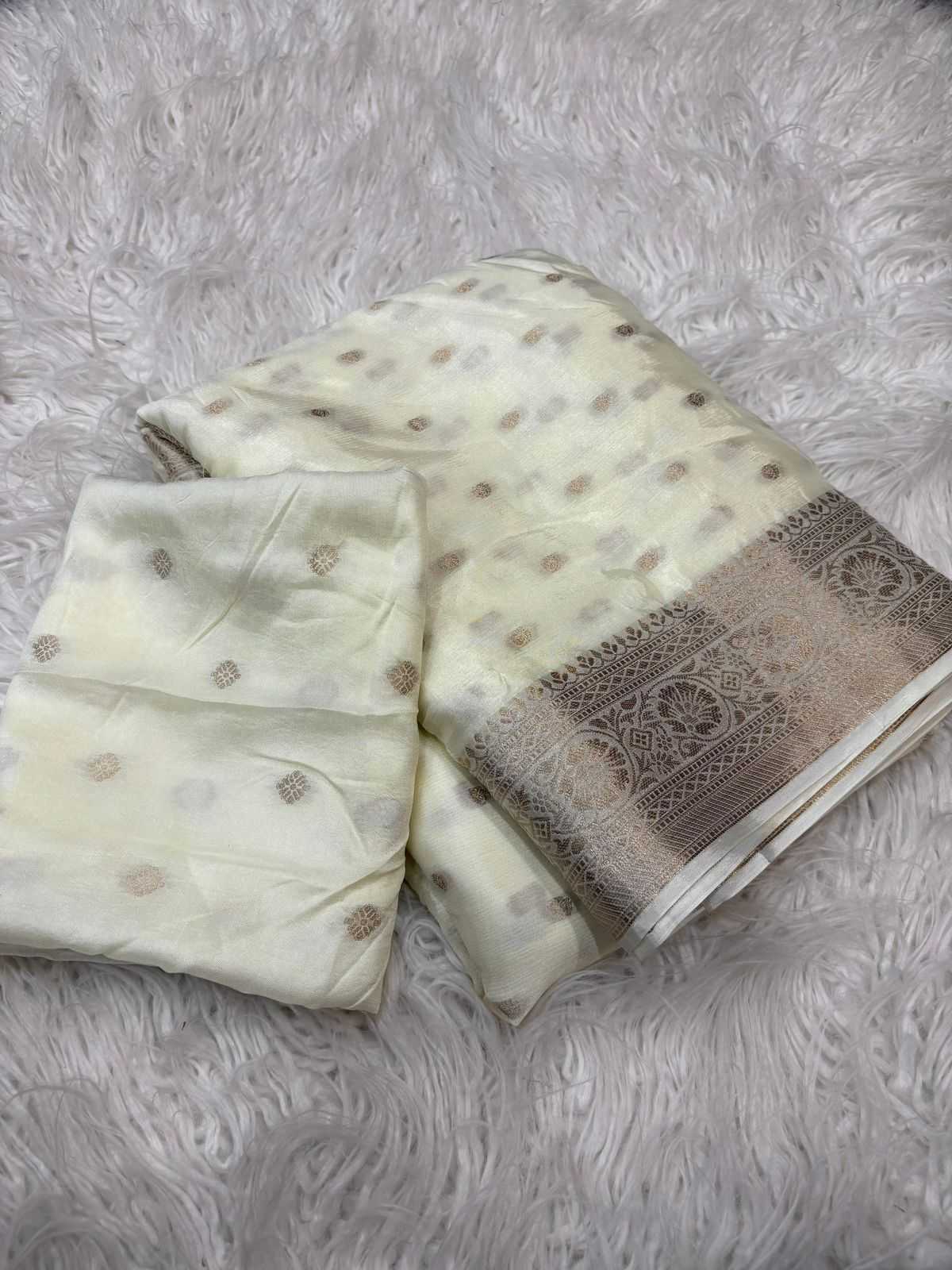 Ynf Pure Viscos RIN195 Emily Sarees Wholesale Georgette Sarees Butta Sarees Viscose Saree Manufacturer