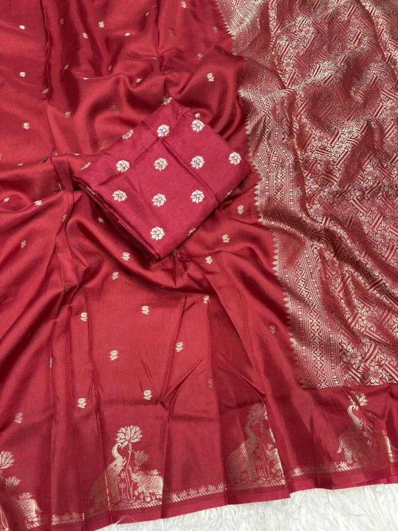 Ynf Pure Viscos RIN195 Russian Viscose Sarees Wholesale Designer Sarees Jacquard Saree Viscose Saree Manufacturer