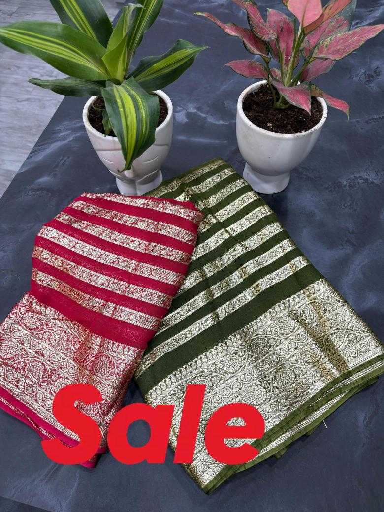 Ynf Pure Viscos RIN195 trending Sarees Wholesale Designer Sarees Georgette Sarees Viscose Saree Manufacturer