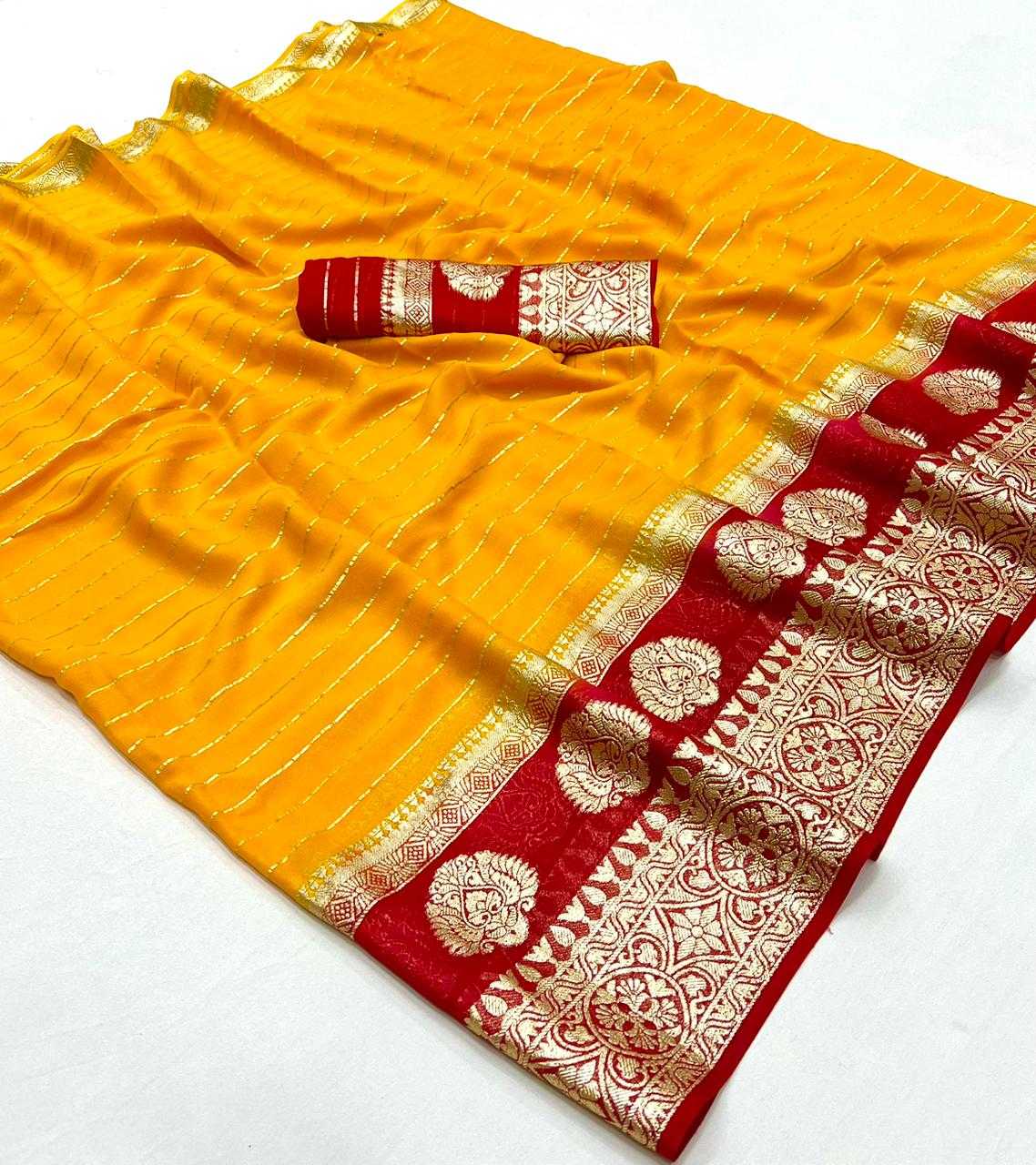 Ynf Pure Viscos RIN198 319 Sarees Wholesale Fancy Sarees Georgette Sarees Viscose Saree Manufacturer