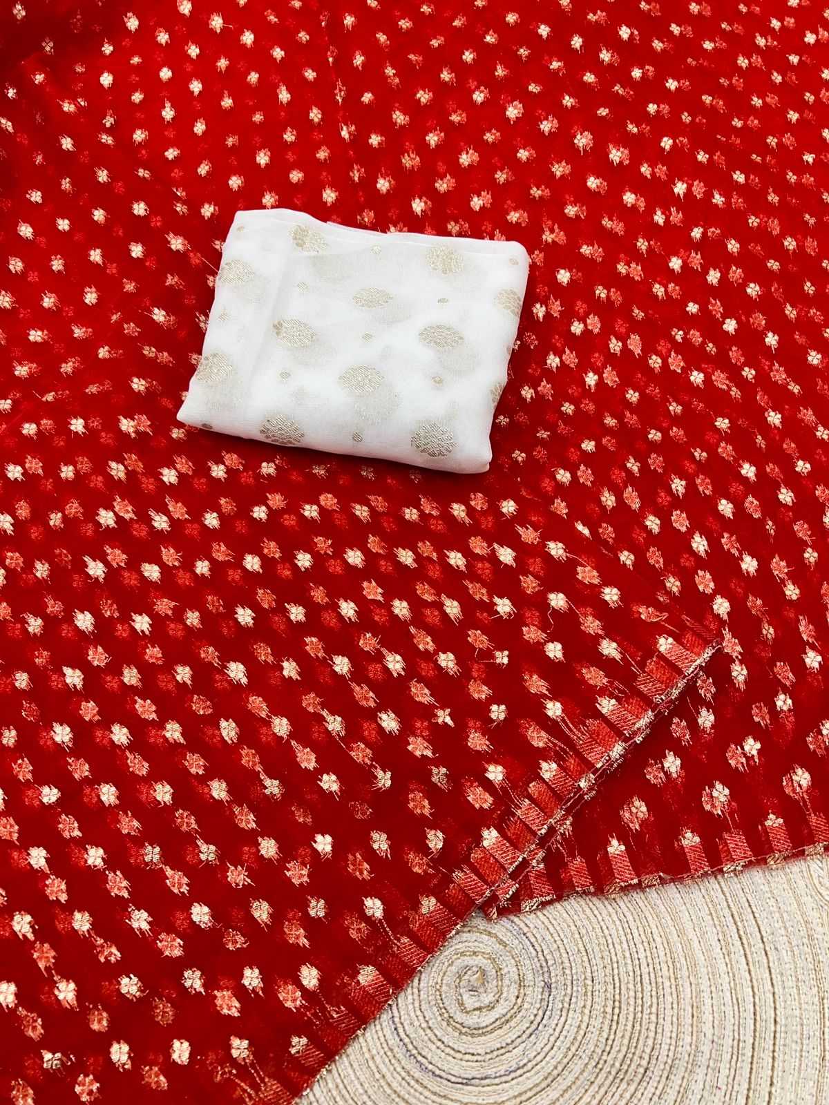 Ynf Pure Viscos RIN198 YAMUNA Sarees Wholesale Organza Sarees Butta Sarees Zari Border Sarees Manufacturer