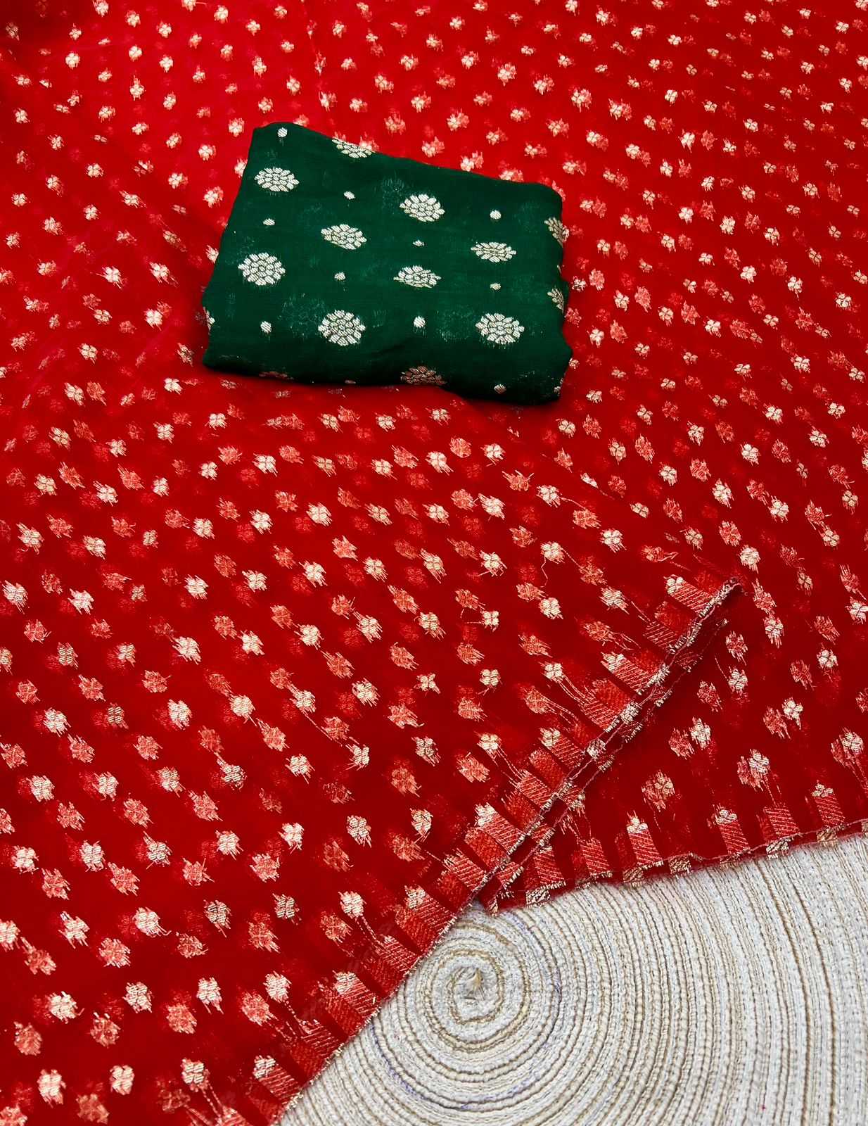 Ynf Pure Viscos RIN198 YAMUNA Sarees Wholesale Organza Sarees Butta Sarees Zari Border Sarees Manufacturer