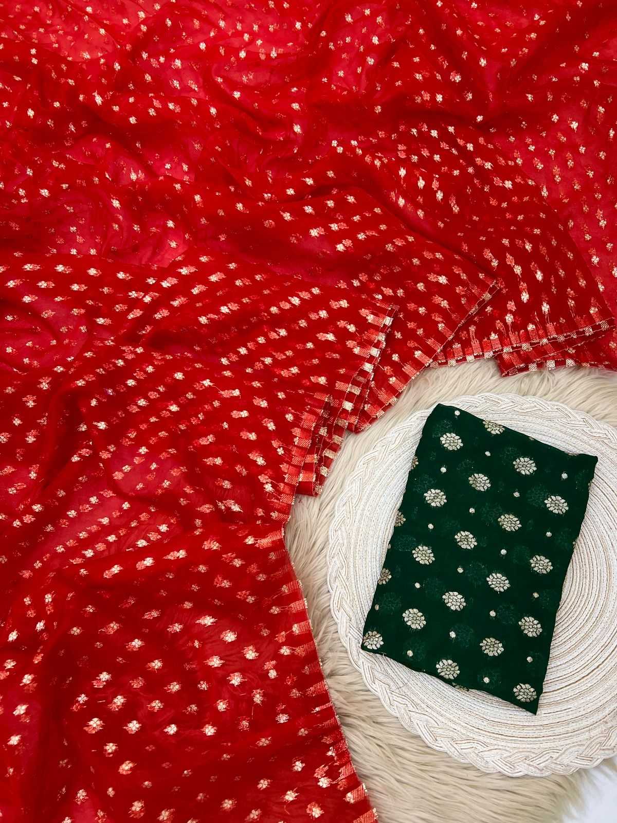 Ynf Pure Viscos RIN198 YAMUNA Sarees Wholesale Organza Sarees Butta Sarees Zari Border Sarees Manufacturer
