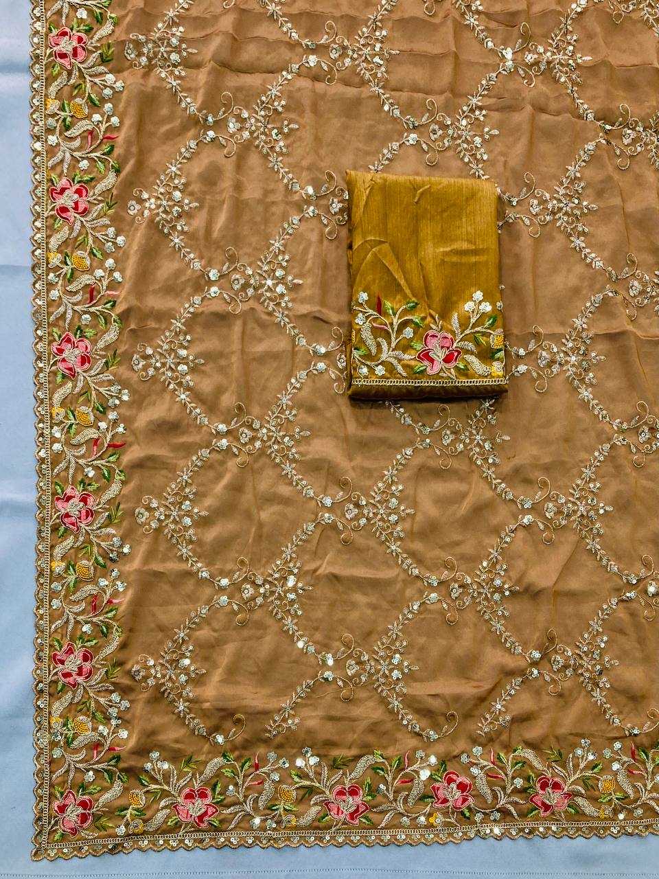 Ynf Rangoli Silk RIN188 BABA Sarees Wedding Collections Festive Collections Wholesale Designer Sarees Embroidered Sarees Wedding Outfits Manufacturer