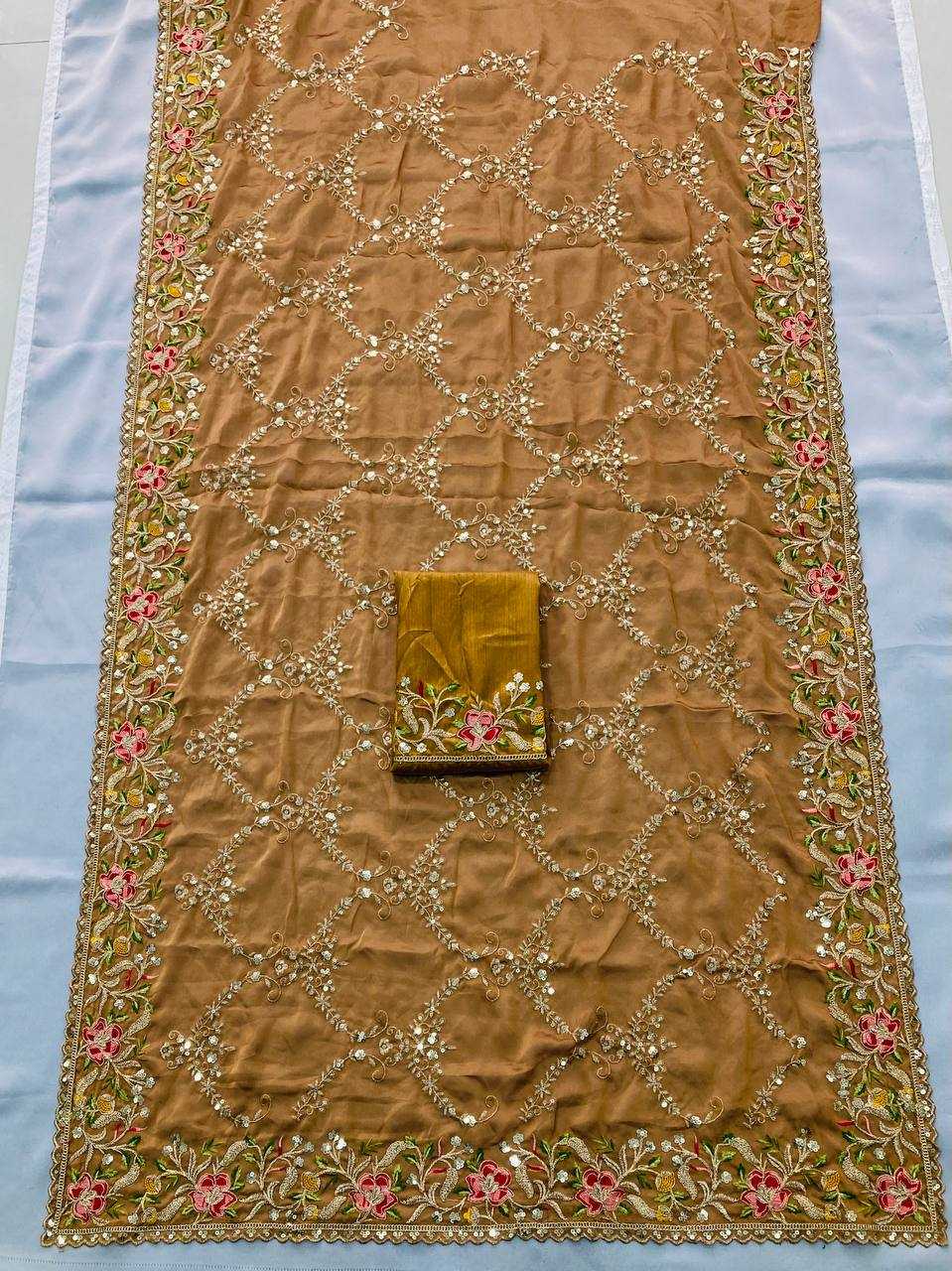 Ynf Rangoli Silk RIN188 BABA Sarees Wedding Collections Festive Collections Wholesale Designer Sarees Embroidered Sarees Wedding Outfits Manufacturer