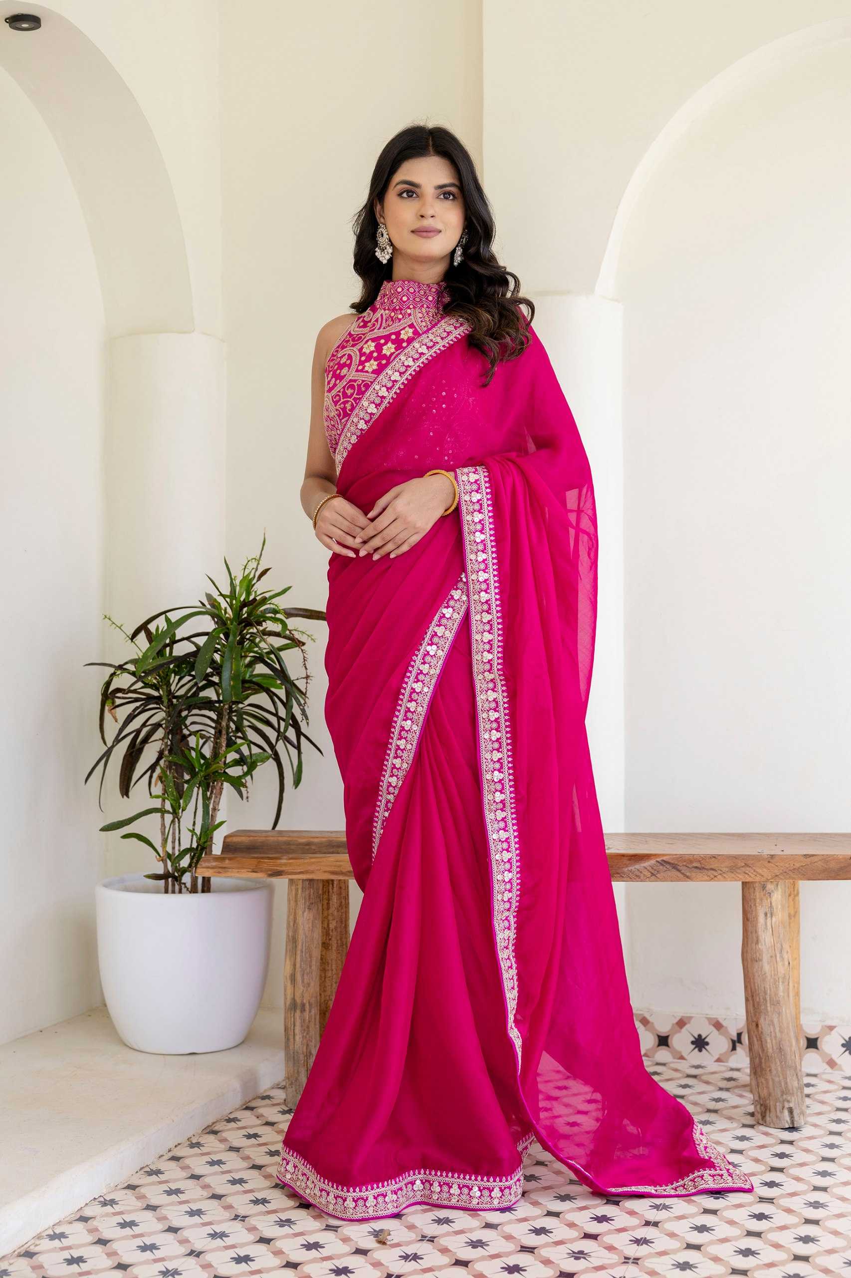 Ynf Rangoli Silk RIN228 319 Sarees Wedding Collections Festive Collections Wholesale Silk Sarees Sarees With Blouse Pink Sarees Manufacturer