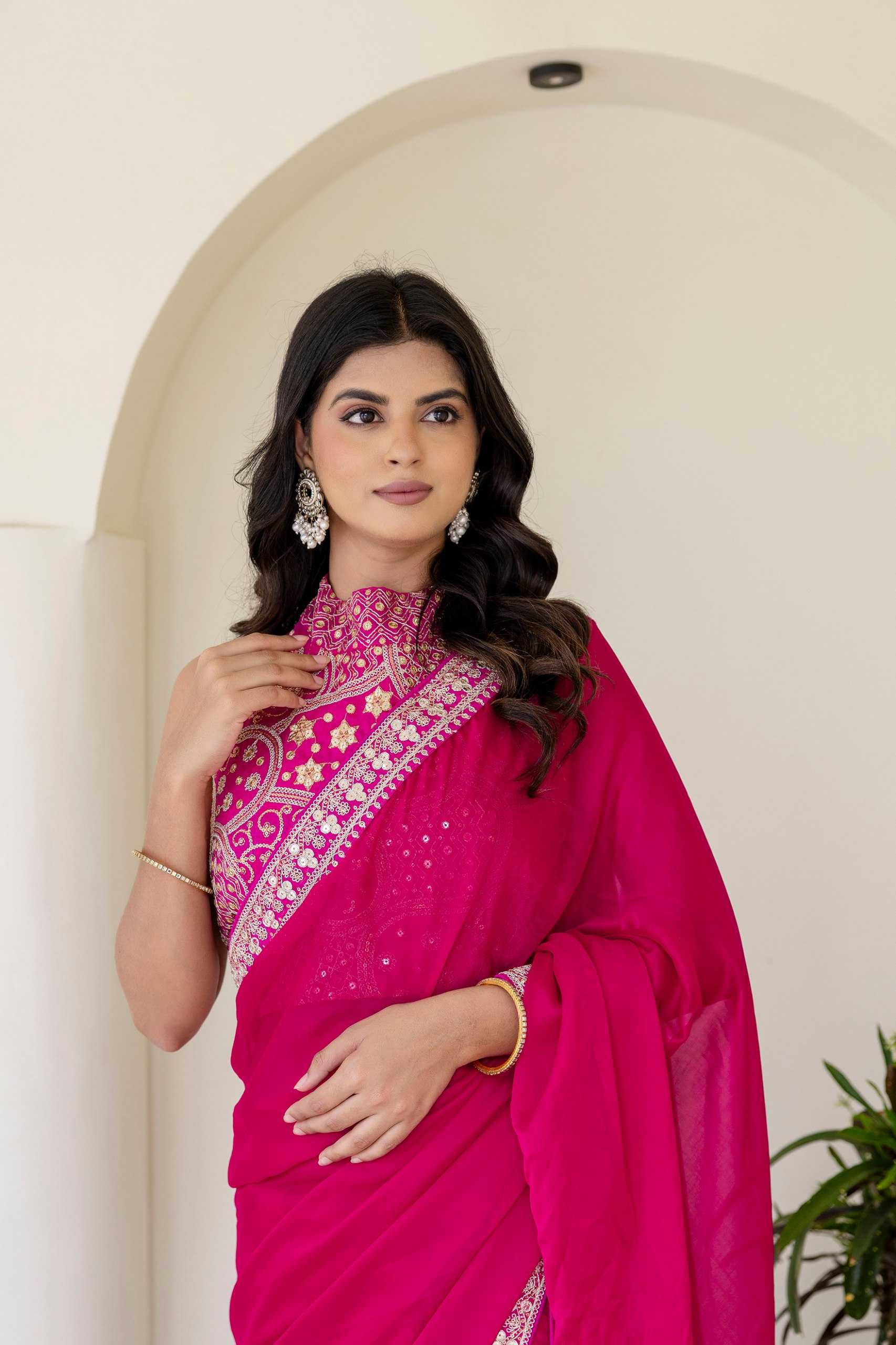 Ynf Rangoli Silk RIN228 319 Sarees Wedding Collections Festive Collections Wholesale Silk Sarees Sarees With Blouse Pink Sarees Manufacturer