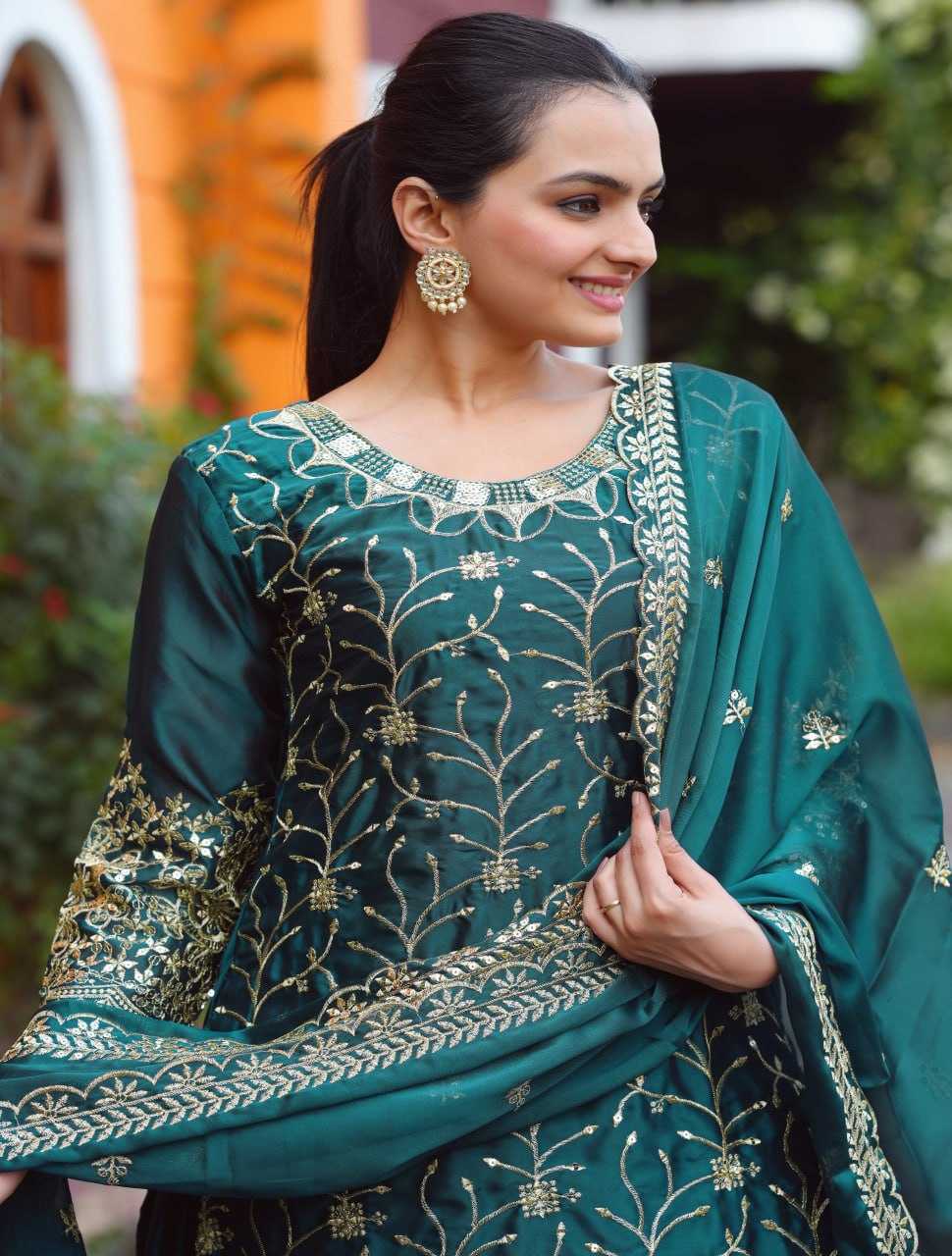Ynf Rangoli Silk RIN232 43 Lehengas Wedding Collections Festive Collections Wholesale Embroidered Lehenga Lehenga With Dupatta Sequins Lehenga Manufacturer