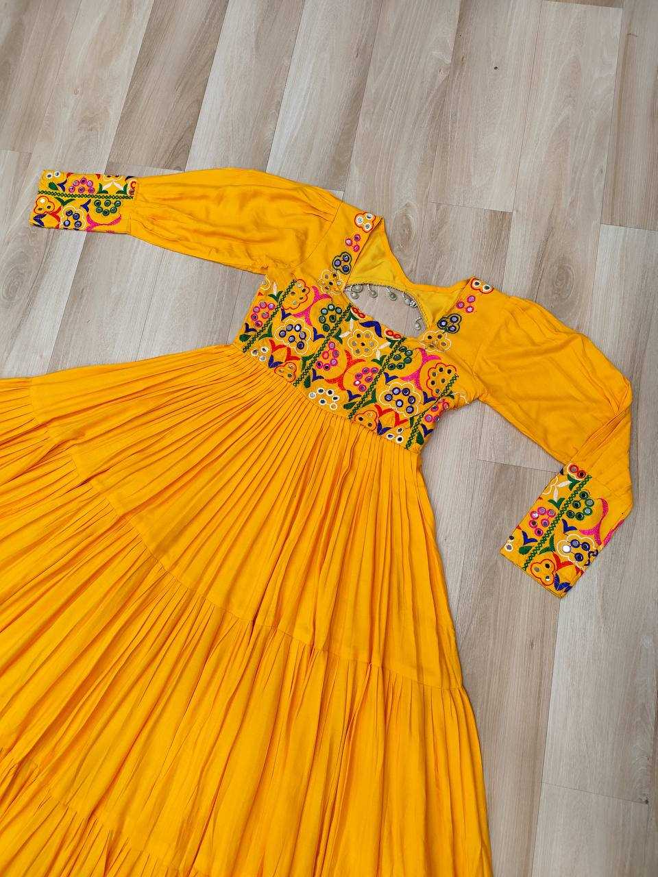 Ynf Rayon KESH491 9255 Gowns Festive Collections Wholesale Work Gowns Navratri Chaniya Choli Manufacturer