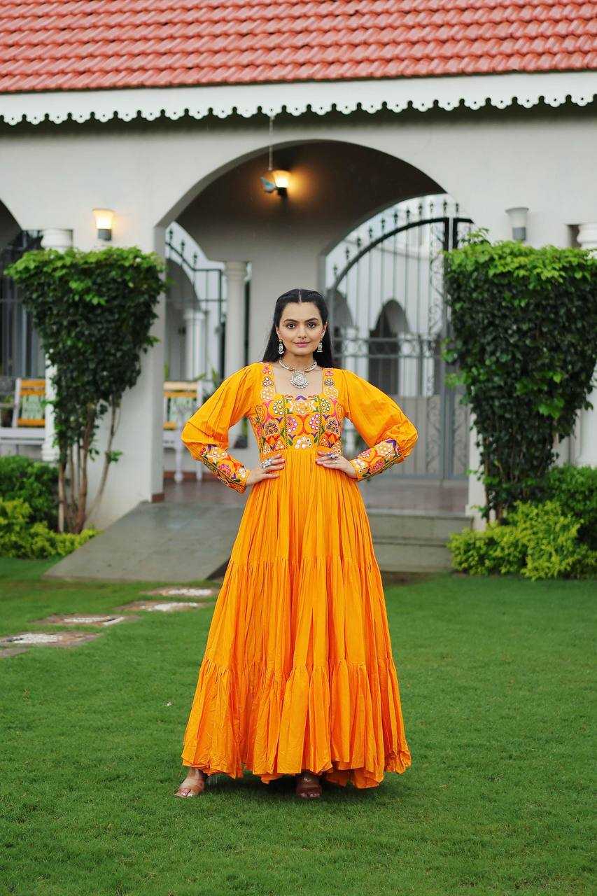 Ynf Rayon KESH491 9255 Gowns Festive Collections Wholesale Work Gowns Navratri Chaniya Choli Manufacturer