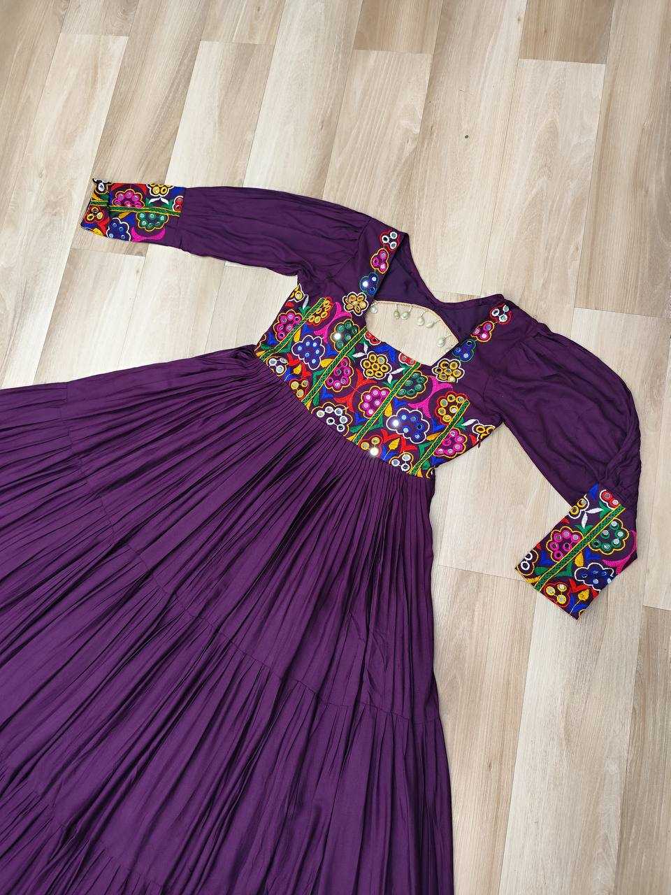 Ynf Rayon KESH491 9255 Gowns Festive Collections Wholesale Work Gowns Navratri Chaniya Choli Manufacturer