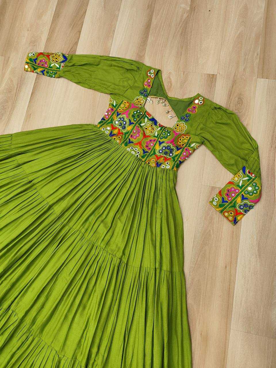Ynf Rayon KESH491 9255 Gowns Festive Collections Wholesale Work Gowns Navratri Chaniya Choli Manufacturer